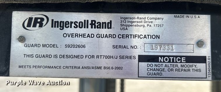 image for item EG0740 Ingersoll Rand RT-706J forklift