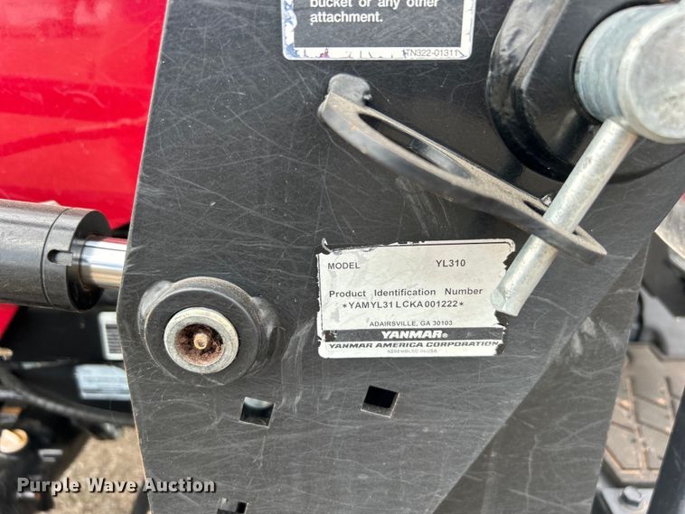 image for item EG0744 2018 Yanmar YT235 MFWD tractor