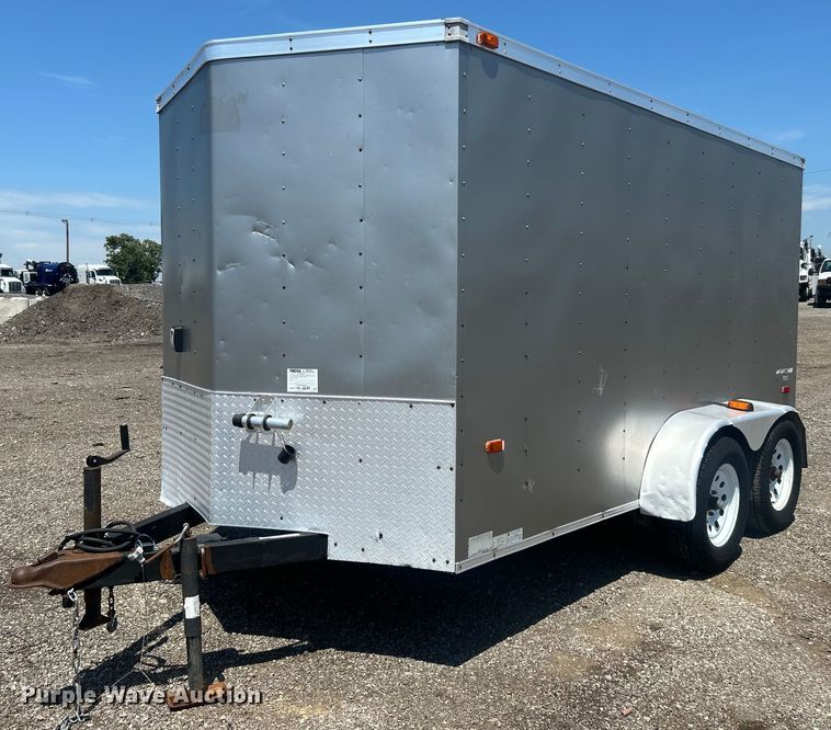 image for item EG0769 2008 American Hauler Indsutries NH612TA2 enclosed cargo trailer