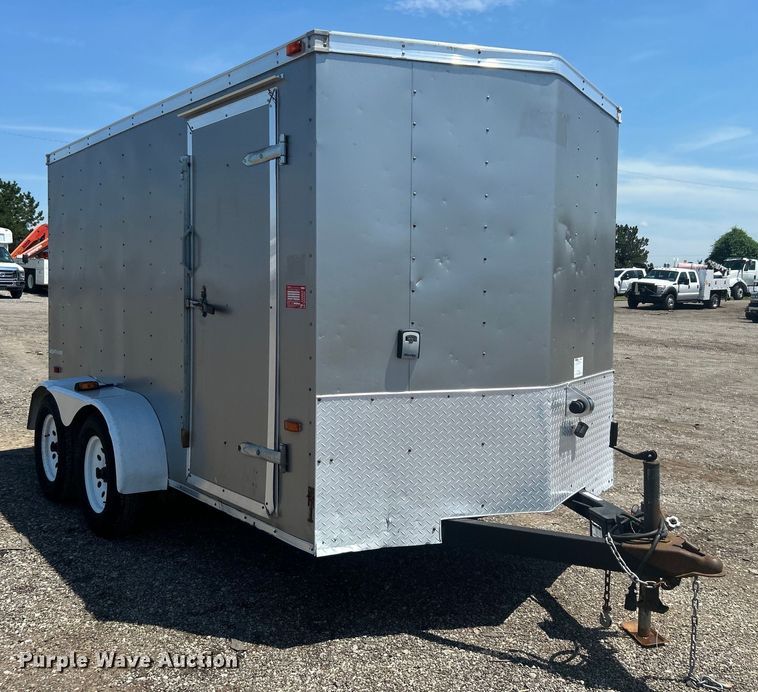 image for item EG0769 2008 American Hauler Indsutries NH612TA2 enclosed cargo trailer