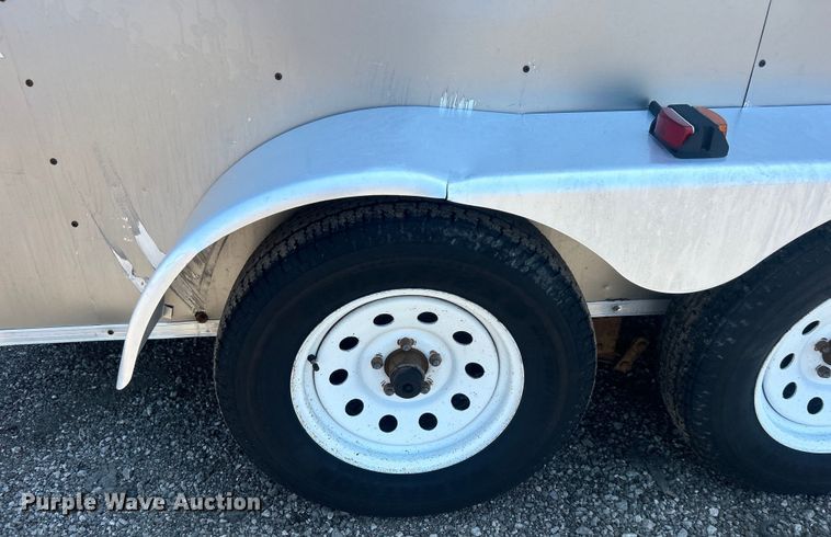 image for item EG0769 2008 American Hauler Indsutries NH612TA2 enclosed cargo trailer