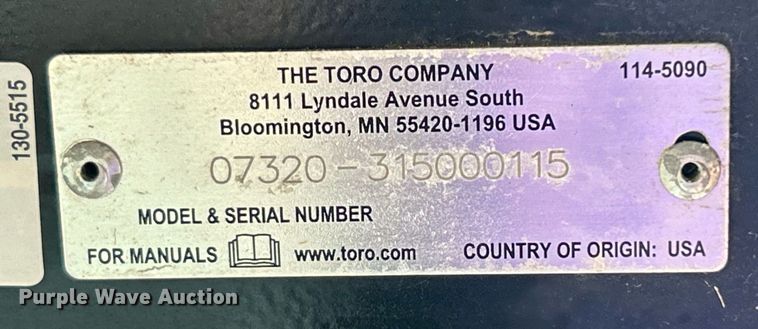 image for item EG1186 2015 Toro Workman MDX-D utility vehicle