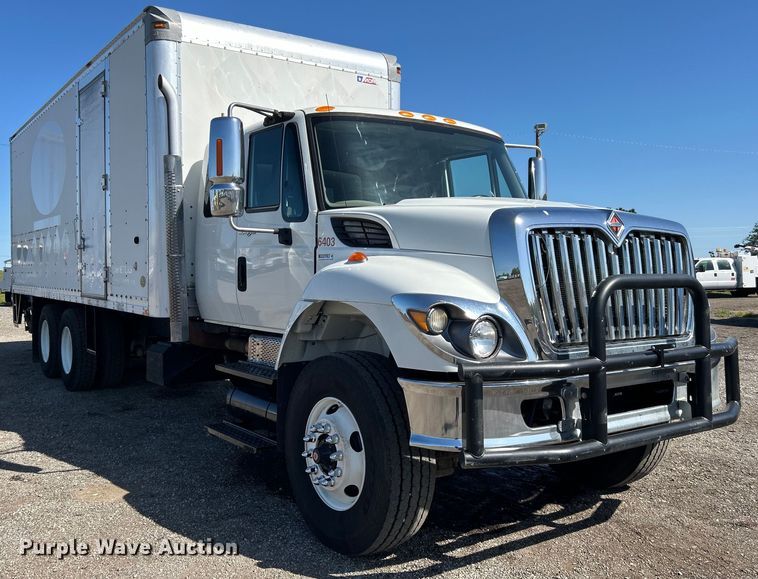 image for item EG1457 2010 International  7500 SBA box truck