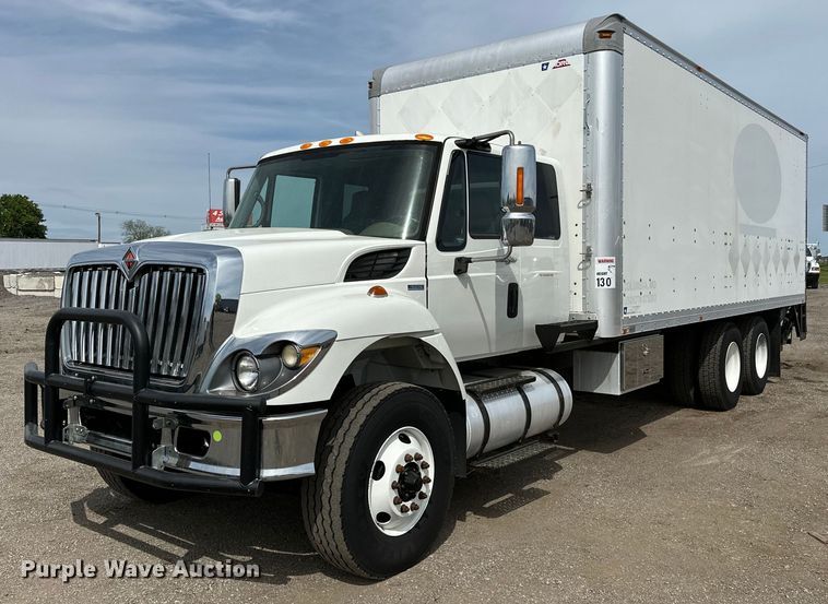 image for item EG1485 2010 International  7500 SBA box truck