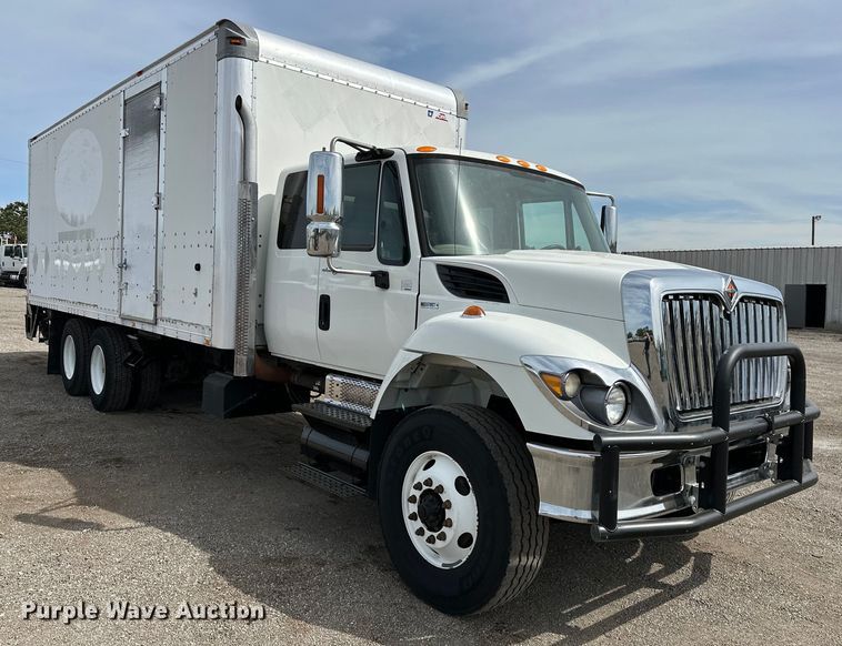 image for item EG1485 2010 International  7500 SBA box truck