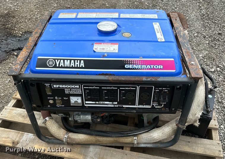 image for item EG1617 Yamaha EF6600DE generator