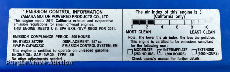 image for item EG1617 Yamaha EF6600DE generator