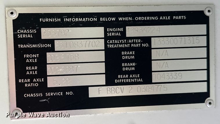 image for item EG1656 2009 Blue Bird  school bus