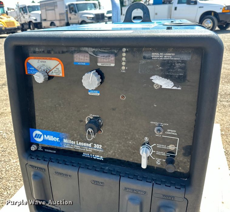 image for item EG1660 2006 Miller Legend 302 welder/generator