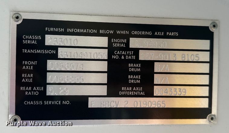 image for item EG1665 2006 Blue Bird  Vision  school bus