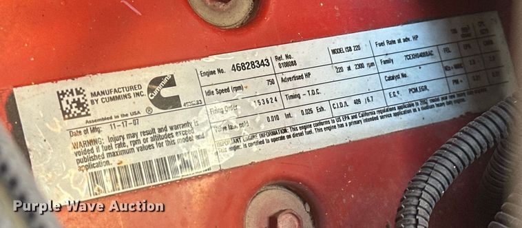 image for item EG1667 2009 Blue Bird  Vision school bus