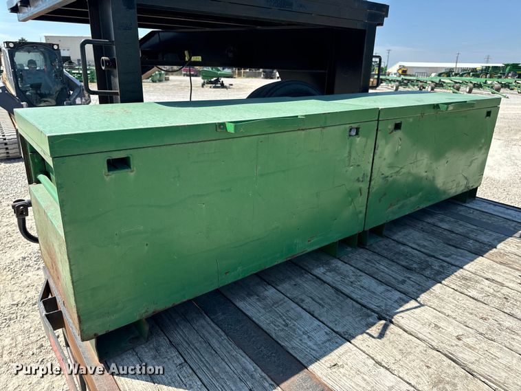 image for item EH6951 2011 Maxwell drop deck equipment trailer