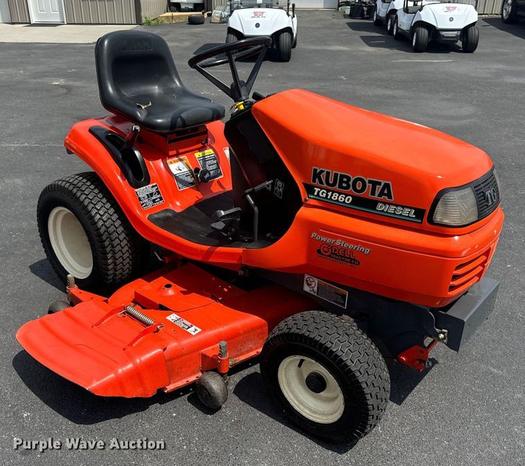 image for item EH6962 Kubota TG1860 lawn mower