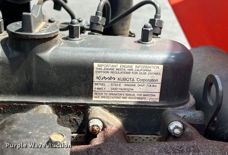 image for item EH6962 Kubota TG1860 lawn mower