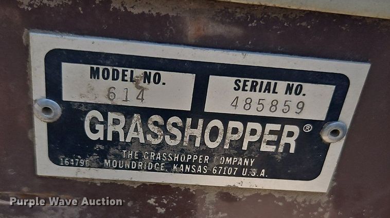 image for item EI3945 Grasshopper  614 ZTR lawn mower