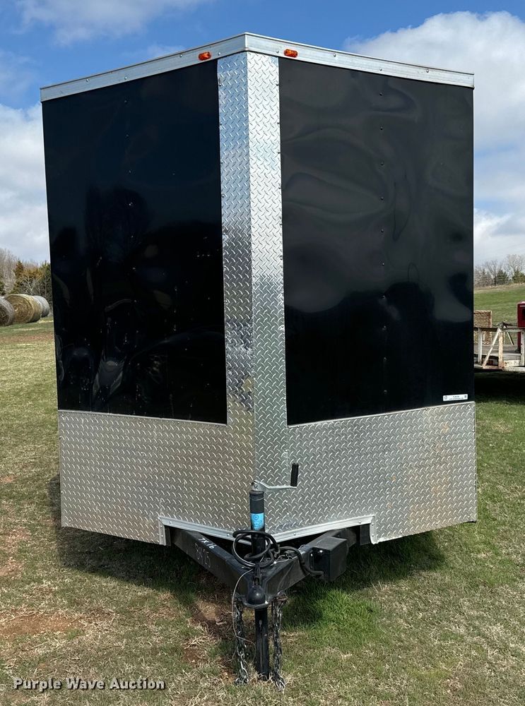 image for item EJ0308 2022 Deep South Cargo spray foam trailer 