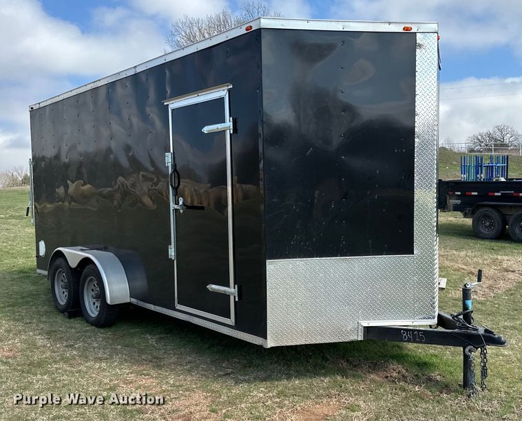 image for item EJ0308 2022 Deep South Cargo spray foam trailer 