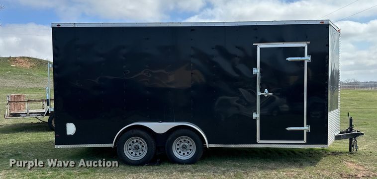 image for item EJ0308 2022 Deep South Cargo spray foam trailer 