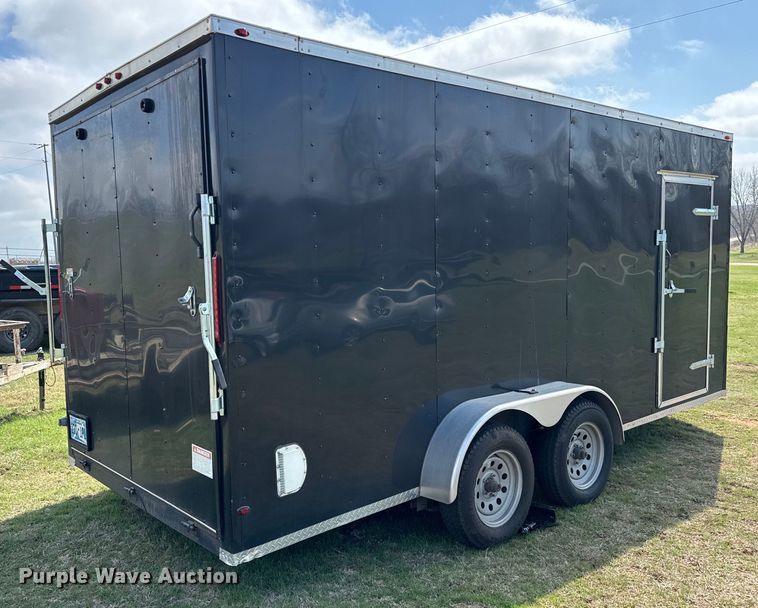 image for item EJ0308 2022 Deep South Cargo spray foam trailer 