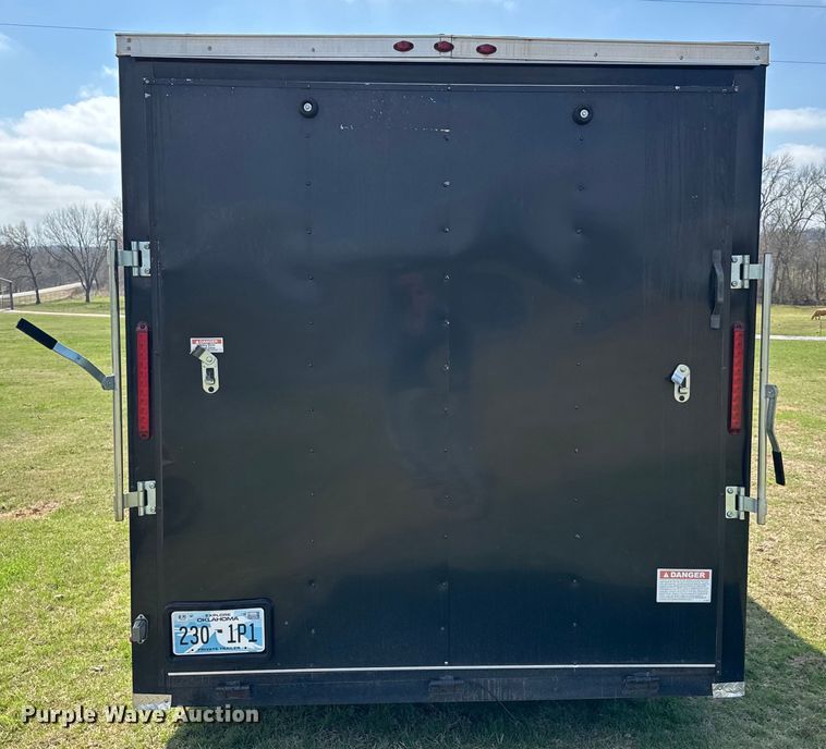 image for item EJ0308 2022 Deep South Cargo spray foam trailer 