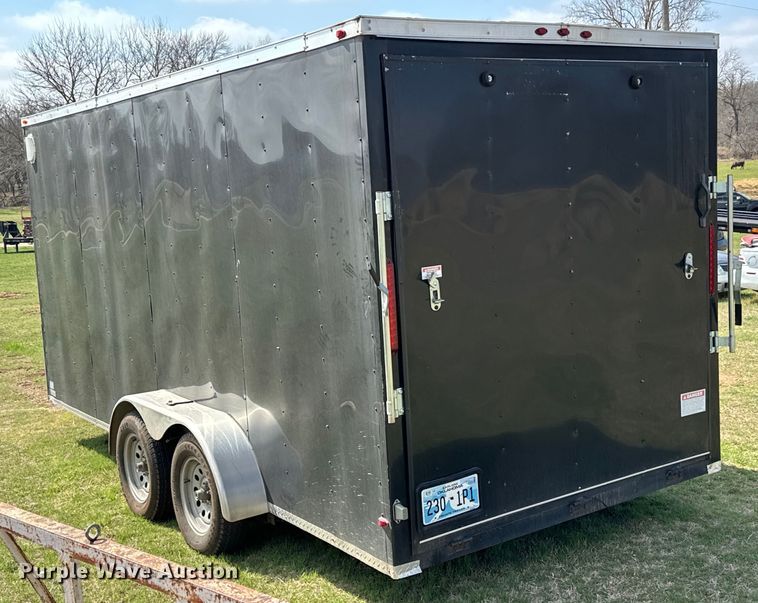 image for item EJ0308 2022 Deep South Cargo spray foam trailer 