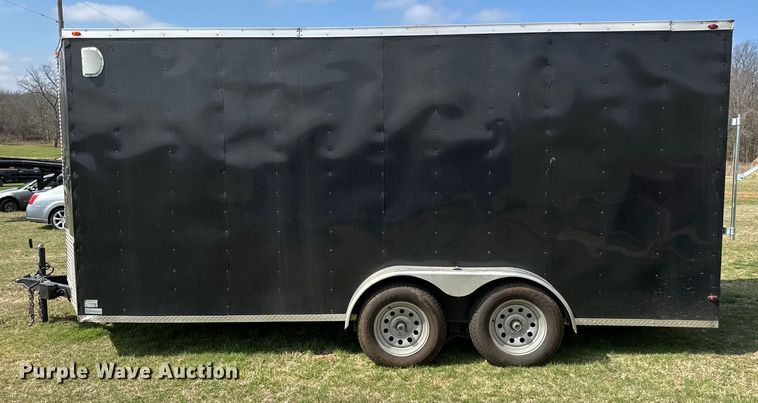 image for item EJ0308 2022 Deep South Cargo spray foam trailer 