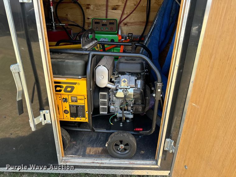 image for item EJ0308 2022 Deep South Cargo spray foam trailer 