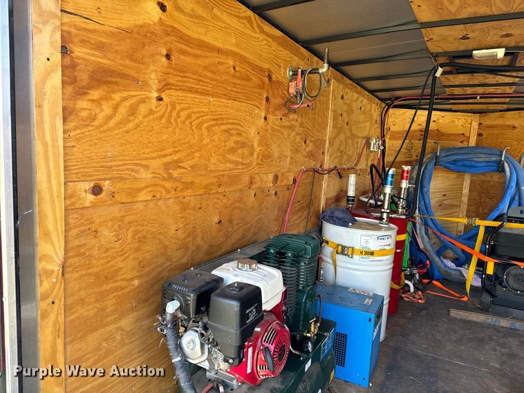 image for item EJ0308 2022 Deep South Cargo spray foam trailer 
