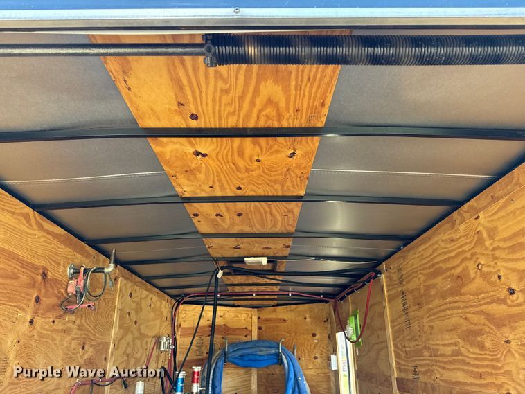 image for item EJ0308 2022 Deep South Cargo spray foam trailer 