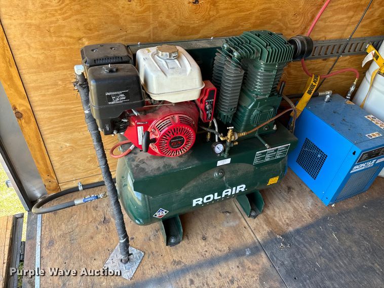 image for item EJ0308 2022 Deep South Cargo spray foam trailer 