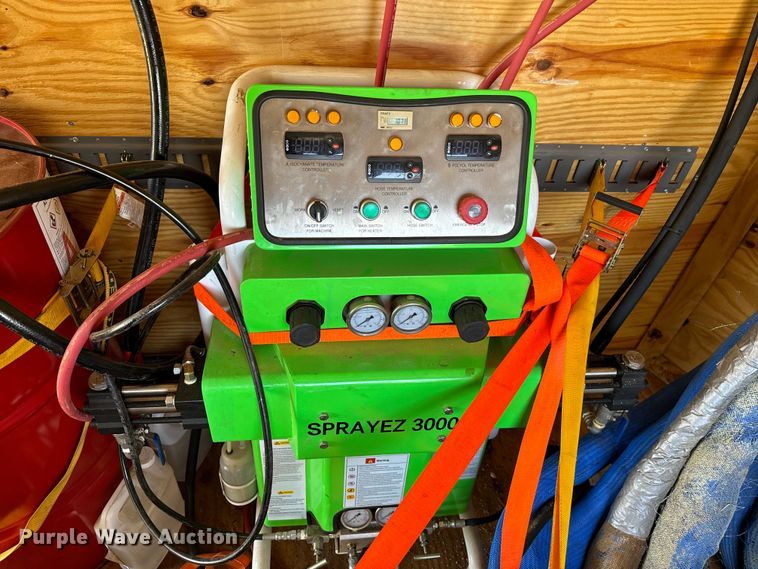 image for item EJ0308 2022 Deep South Cargo spray foam trailer 