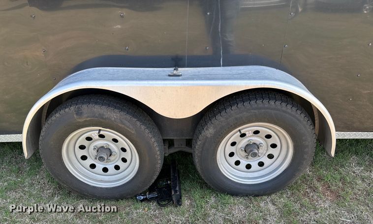 image for item EJ0308 2022 Deep South Cargo spray foam trailer 