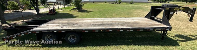 image for item EJ4384 2008 Big Tex 22GN-24BK+5 equipment trailer