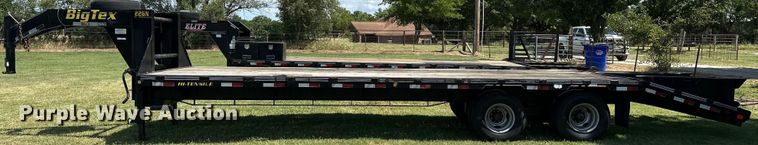 image for item EJ4384 2008 Big Tex 22GN-24BK+5 equipment trailer