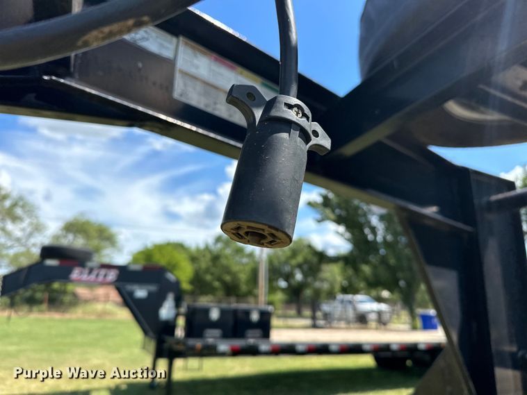 image for item EJ4384 2008 Big Tex 22GN-24BK+5 equipment trailer