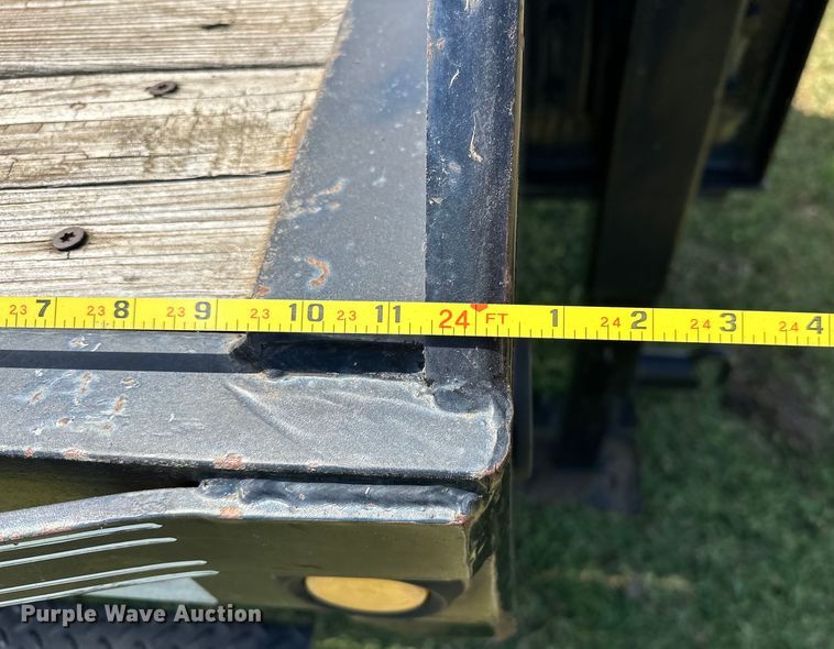 image for item EJ4384 2008 Big Tex 22GN-24BK+5 equipment trailer