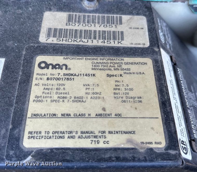 image for item EJ4387 2007 Fleetwood Discovery  RV