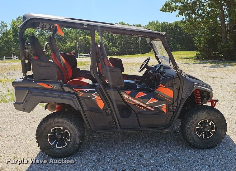 image for item EJ5692 2018 Yamaha  Wolverine X4 utility vehicle