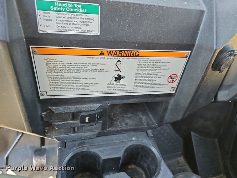 image for item EJ5692 2018 Yamaha  Wolverine X4 utility vehicle