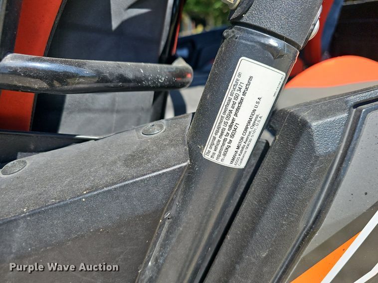 image for item EJ5692 2018 Yamaha  Wolverine X4 utility vehicle