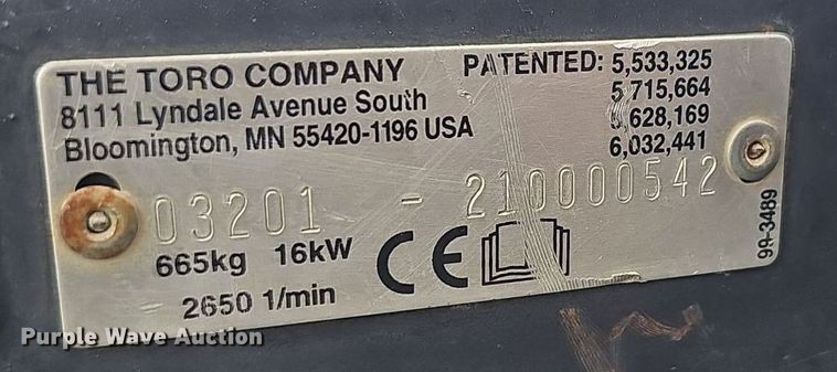 image for item EJ5722 (2) Toro 3100-D mowers 