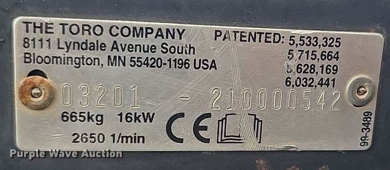 image for item EJ5722 (2) Toro 3100-D mowers 