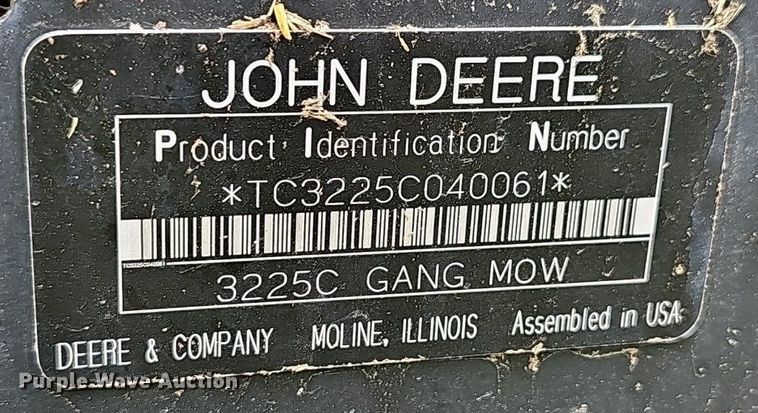 image for item EJ5725 John Deere  3225C lawn mower