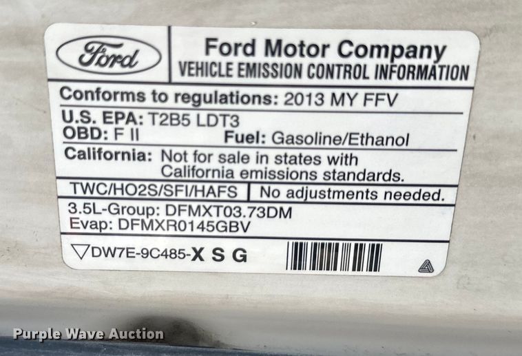 image for item EJ6941 2013 Ford Explorer  SUV