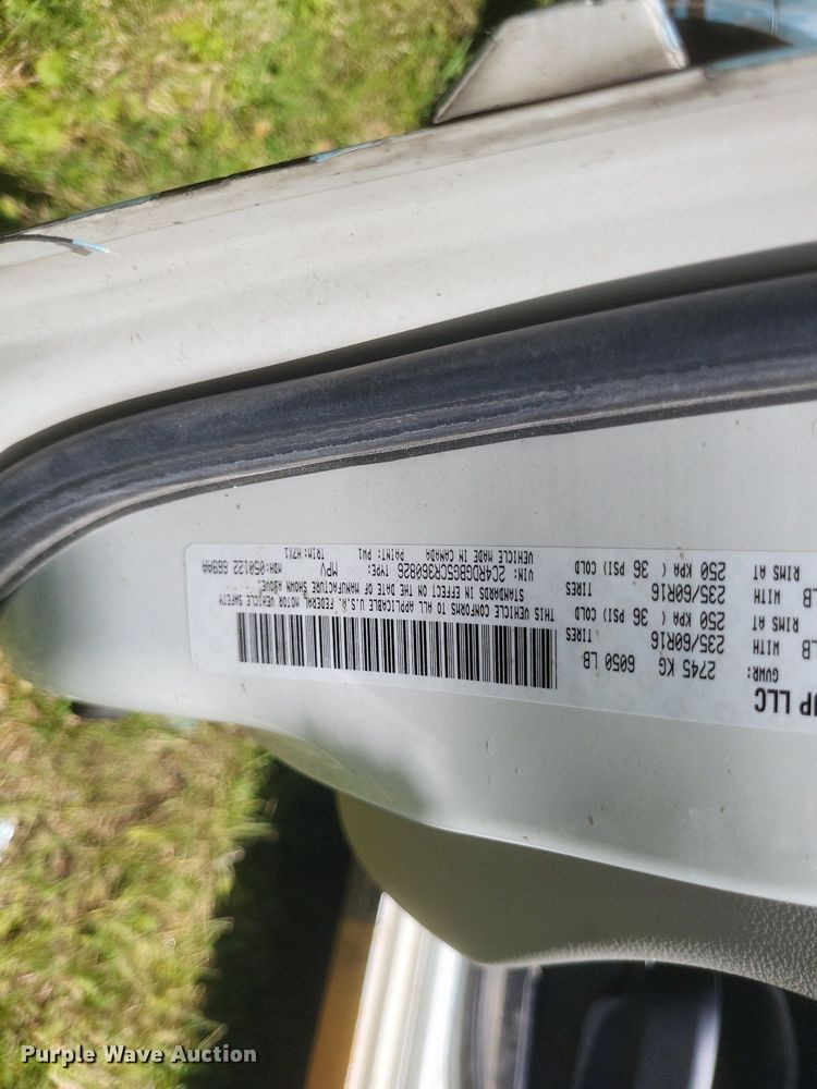 image for item EJ8008 2012 Dodge  Caravan  van