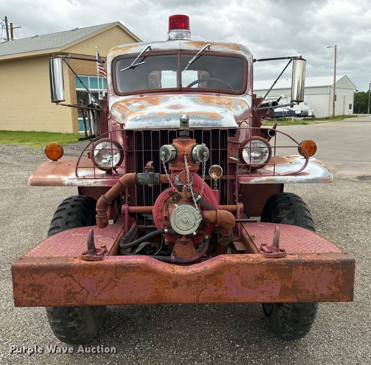 image for item EK1502 1941 GMC pumper fire truck