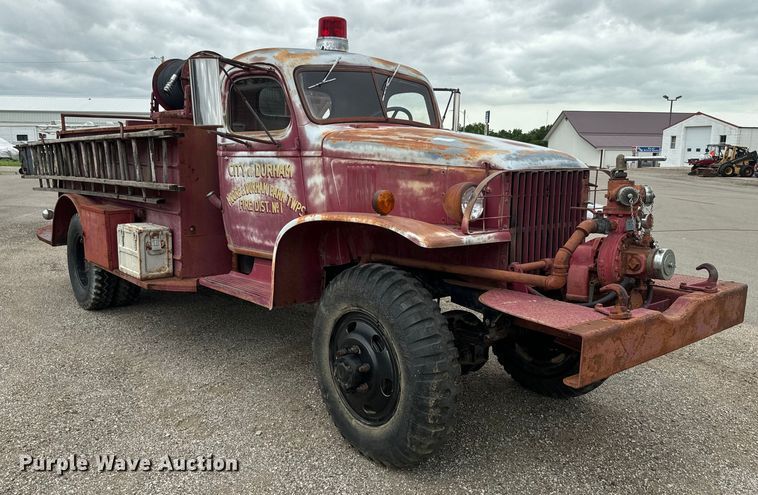 image for item EK1502 1941 GMC pumper fire truck