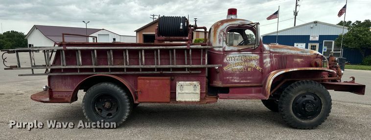 image for item EK1502 1941 GMC pumper fire truck