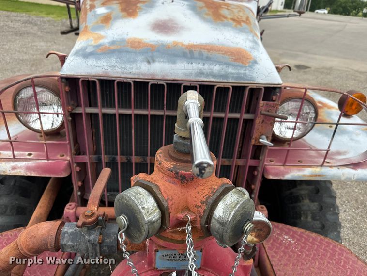 image for item EK1502 1941 GMC pumper fire truck