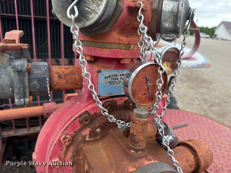 image for item EK1502 1941 GMC pumper fire truck